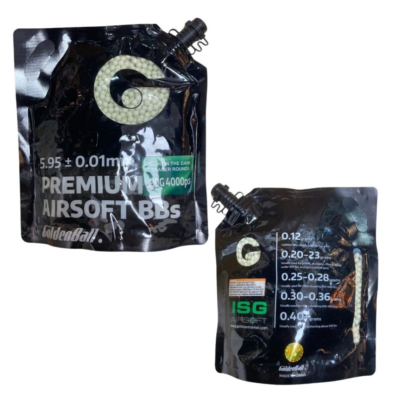 ISGairsoft 0.20g Green Airsoft Tracer BB 4000adet Kolay Dolum Kapaklı Paket - Görsel 3