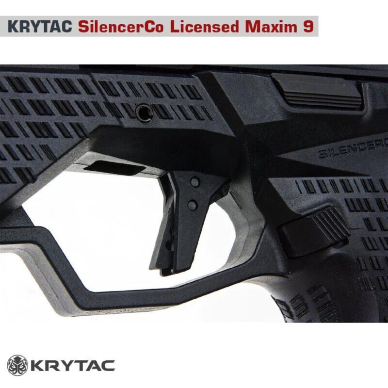 KRYTAC SilencerCo Maxim9 Siyah GBB Airsoft Tabanca - Görsel 3