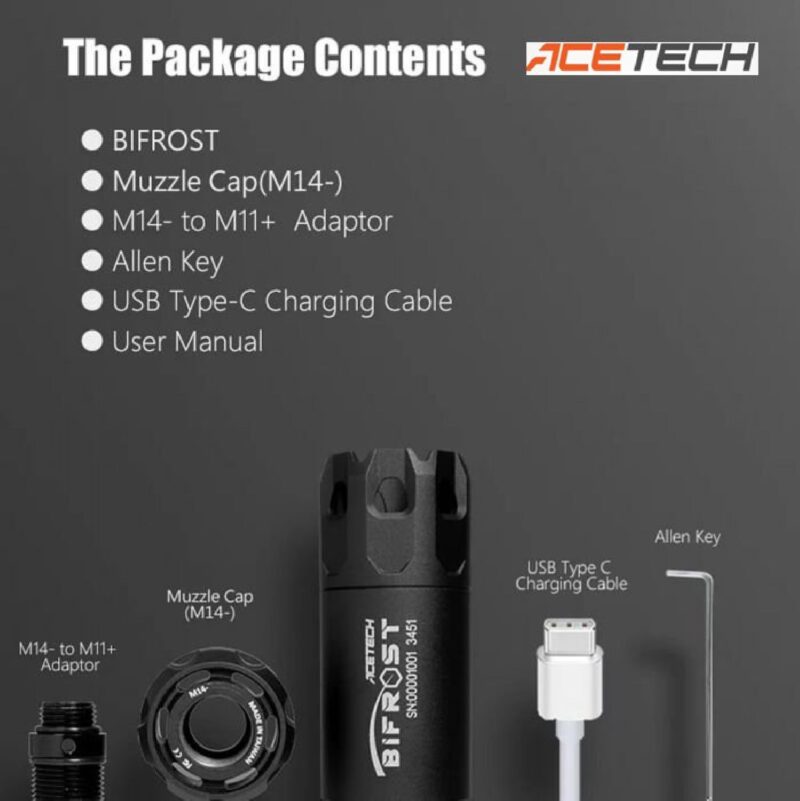 Acetech Bifrost Bluetooth Multi Color Rainbow Tracer Unit Susturucu - Görsel 3
