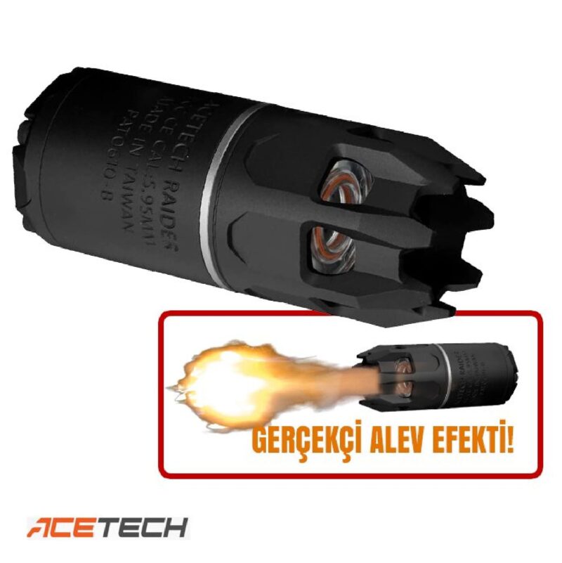 Acetech Raider Alev Efektli Tracer Unit Susturucu