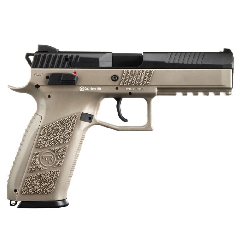 ASG CZ 75 P09 Duty Siyah Tan GBB Airsoft Tabanca / Çanta Hediyeli - Görsel 4