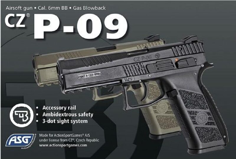 ASG CZ 75 P09 Duty Tan GBB Airsoft Tabanca - Görsel 5