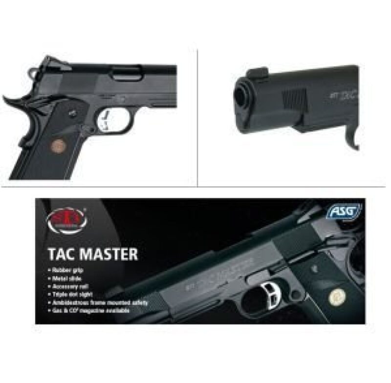 ASG STI Tac Master 1911 Siyah GBB Airsoft Tabanca - Görsel 5