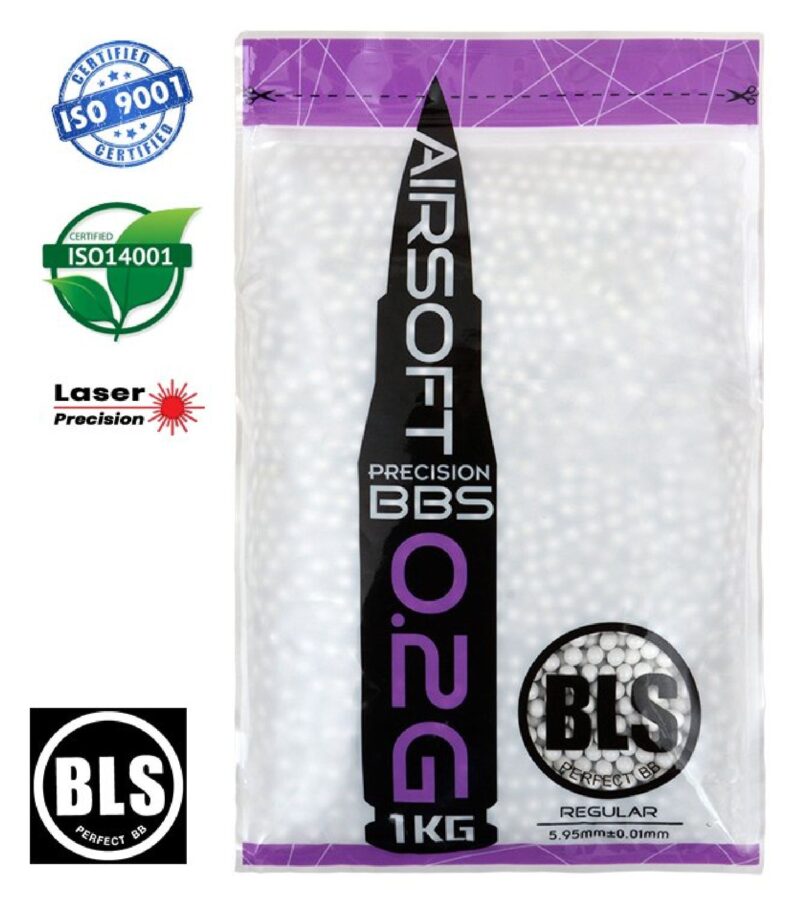 BLS Precision 0.20g Airsoft BB 5000adet 1KG