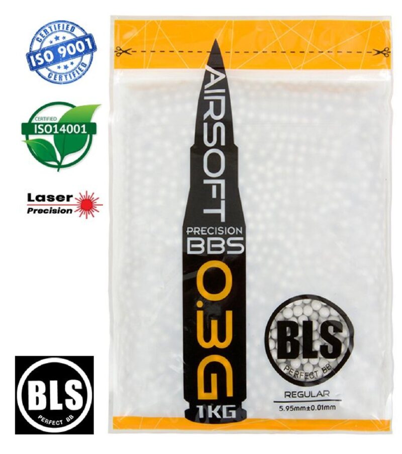 BLS Precision 0.30g Airsoft BB 3300adet 1KG