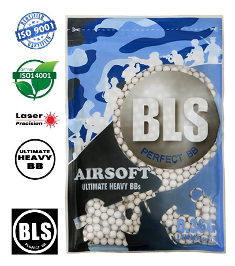 BLS Ultimate Heavy 0.36g Airsoft BB 1000adet