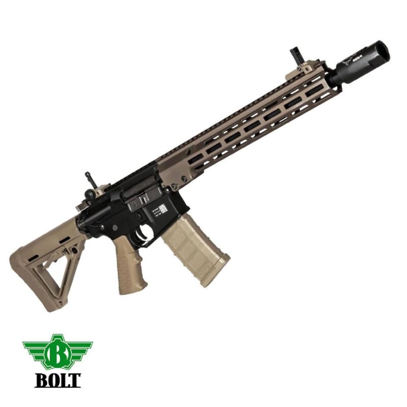 BOLT B4 URG-U M-Lok Tan Gerçekçi Tepmeli AEG Airsoft Tüfek - Görsel 6