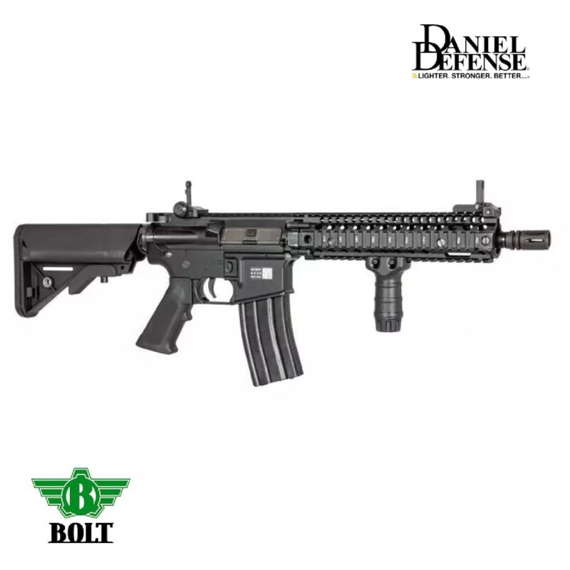 BOLT Daniel Defense Lisanslı DD MK18 MOD1 BRSS Gerçekçi Tepmeli Siyah AEG Airsoft Tüfek - Görsel 2