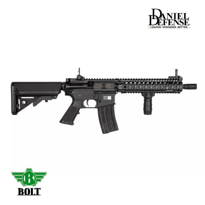 BOLT Daniel Defense Lisanslı DD MK18 MOD1 BRSS Gerçekçi Tepmeli Siyah AEG Airsoft Tüfek - Görsel 3