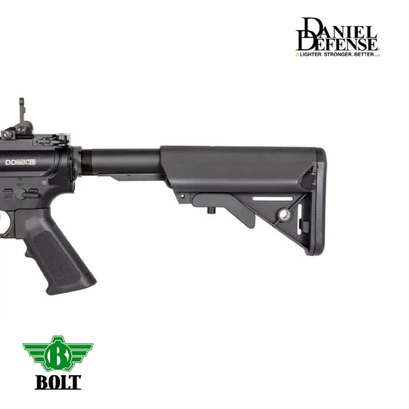 BOLT Daniel Defense Lisanslı DD MK18 MOD1 BRSS Gerçekçi Tepmeli Siyah AEG Airsoft Tüfek - Görsel 5