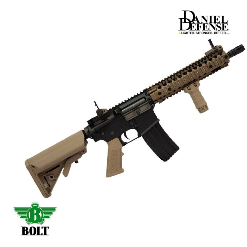BOLT Daniel Defense Lisanslı DD MK18 MOD1 BRSS Gerçekçi Tepmeli Tan AEG Airsoft Tüfek - Görsel 2
