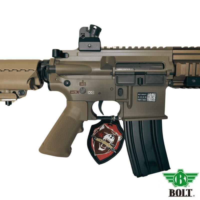BOLT HK416 DEVGRU EXT BRSS Carbine Gerçekçi Tepmeli Tan AEG Airsoft Tüfek - Görsel 3