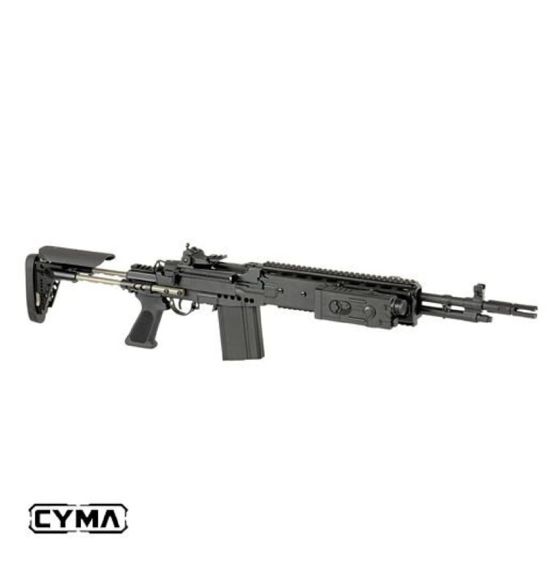 CYMA M14 EBR Black Marksman EBR Dipçikli Full Metal AEG Airsoft Tüfek - Görsel 4