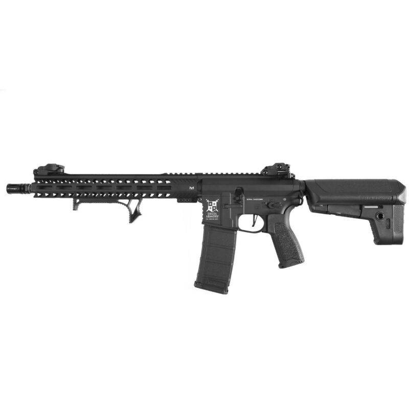 Delta Armory AR15 13" M-Lok ALPHA Siyah AEG Airsoft Tüfek / Pil Şarj Setli - Görsel 7