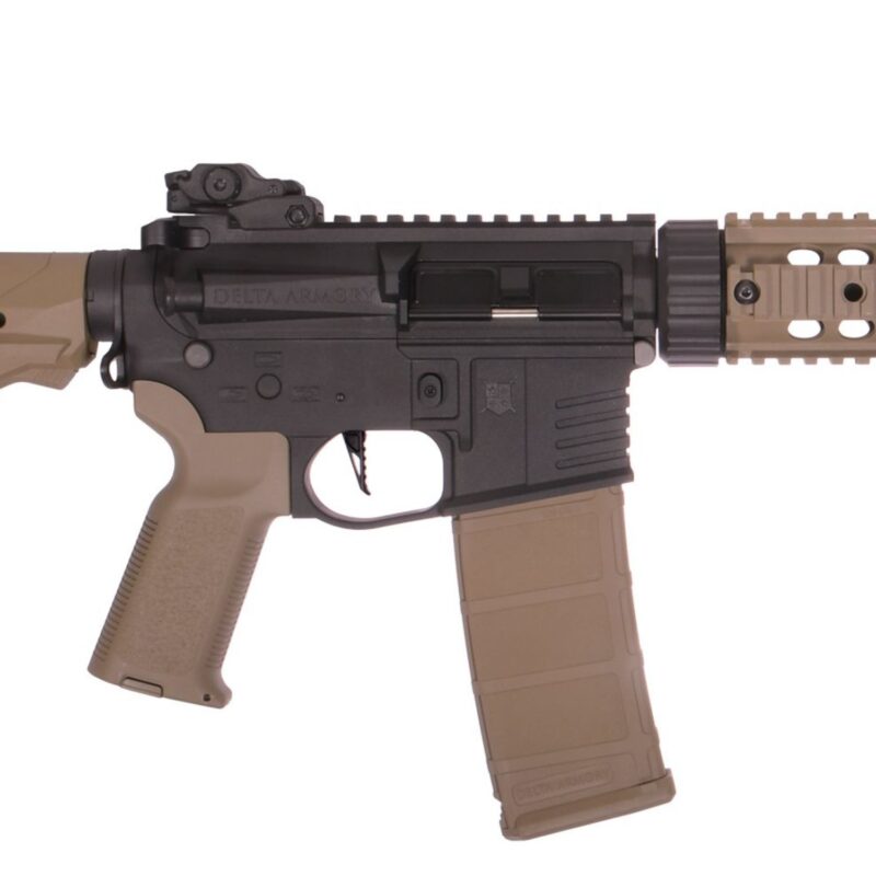 Delta Armory AR15 Charlie SilentOps 9" EAGLE Half Tan AEG Airsoft Tüfek - Görsel 5