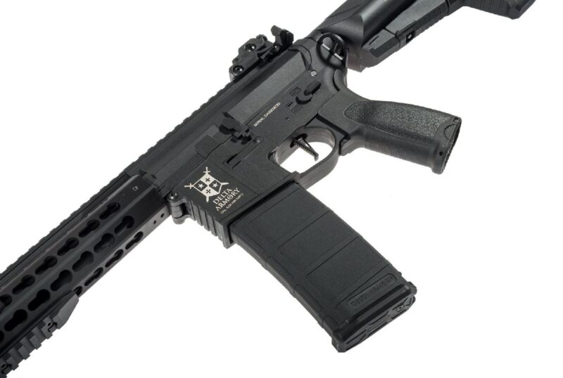 Delta Armory AR15 KeyMod 10" BRAVO Siyah AEG Airsoft Tüfek / Pil Şarj Setli - Görsel 6