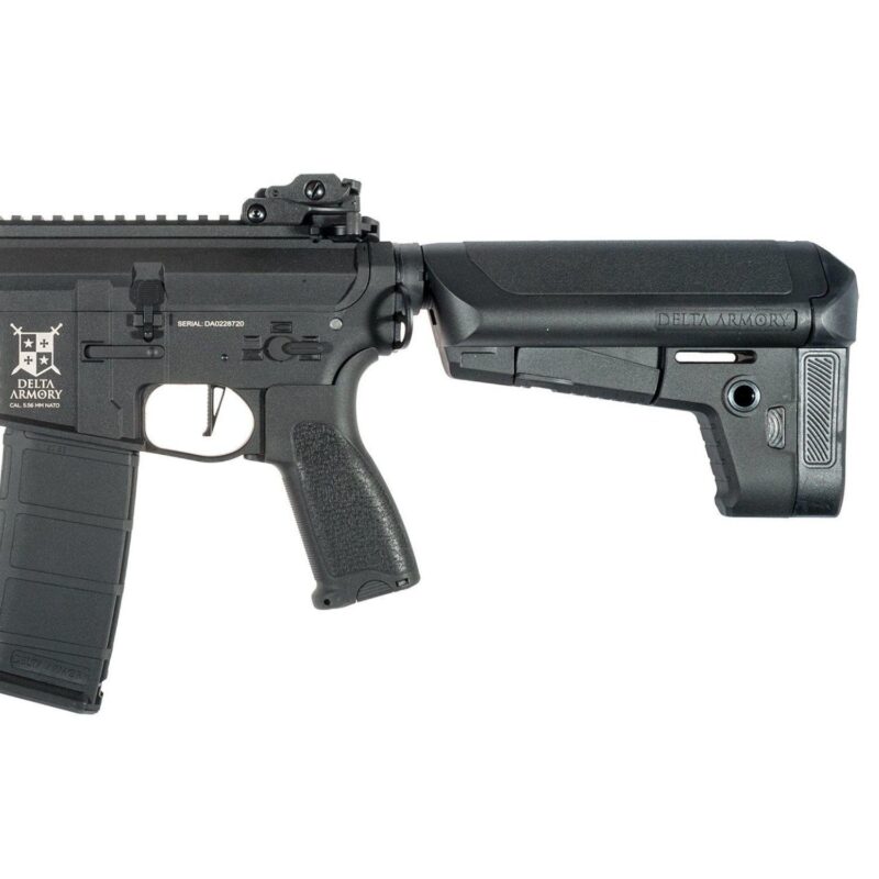 Delta Armory AR15 KeyMod 10" BRAVO Siyah AEG Airsoft Tüfek / Pil Şarj Setli - Görsel 7
