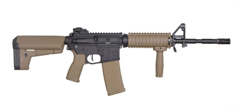 Delta Armory AR15 RIS BRAVO Half Tan AEG Airsoft Tüfek / Pil Şarj Setli - Görsel 5