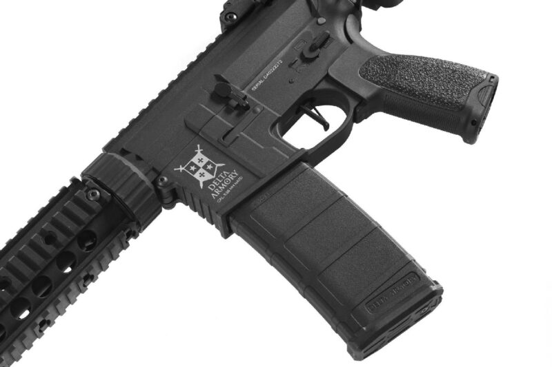 Delta Armory AR15 SilentOps 9" Charlie Siyah AEG Airsoft Tüfek / Pil Şarj Setli - Görsel 4