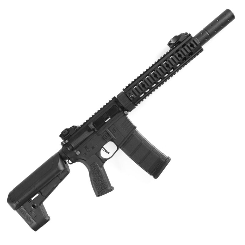 Delta Armory AR15 SilentOps 9" Charlie Siyah AEG Airsoft Tüfek / Pil Şarj Setli - Görsel 7