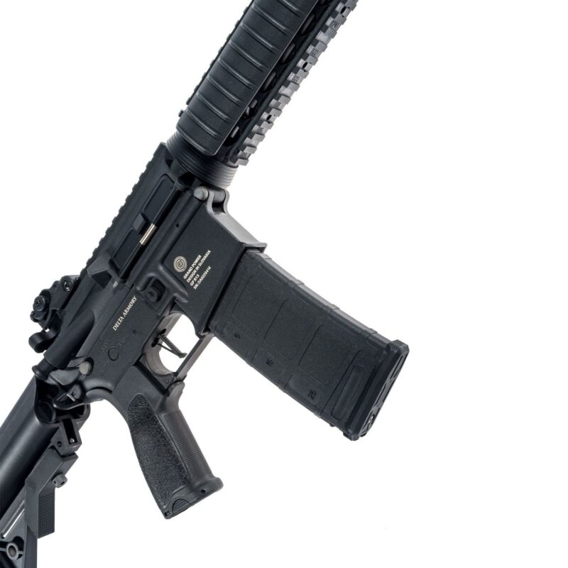 Delta Armory Grand Power AR15 RIS Charlie Siyah AEG Airsoft Tüfek / Pil Şarj Setli - Görsel 2