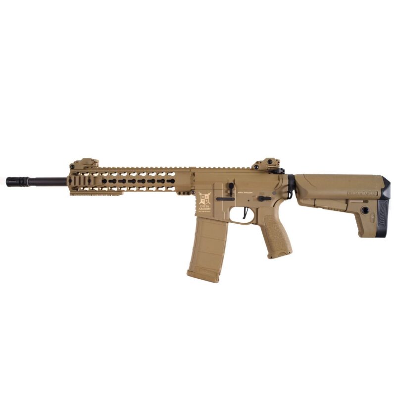 Delta Armory  M4 AR15 KeyMod 10" Charlie Full Tan AEG Airsoft Tüfek / Pil Şarj Setli - Görsel 6