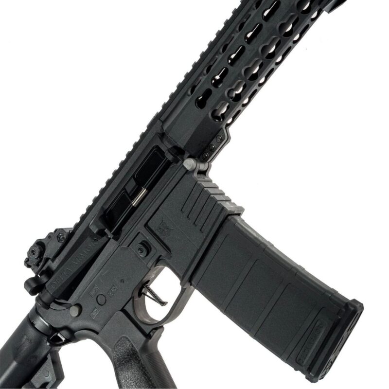 Delta Armory  M4 AR15 KeyMod 10" Charlie Siyah AEG Airsoft Tüfek / Pil Şarj Setli - Görsel 3