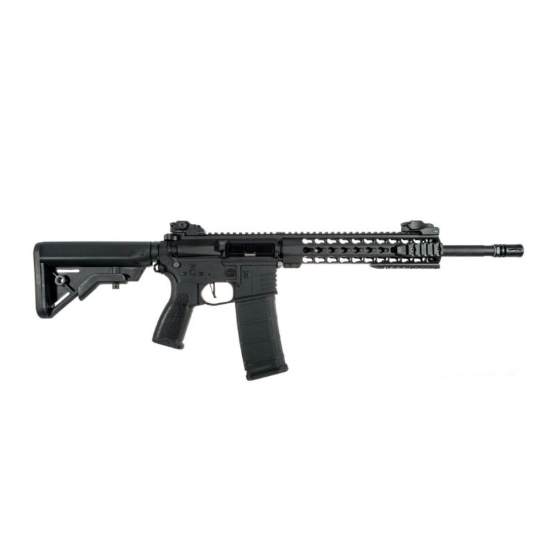 Delta Armory  M4 AR15 KeyMod 10" Charlie Siyah AEG Airsoft Tüfek / Pil Şarj Setli - Görsel 4