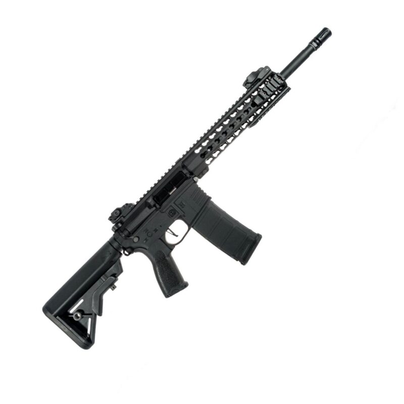 Delta Armory  M4 AR15 KeyMod 10" Charlie Siyah AEG Airsoft Tüfek / Pil Şarj Setli - Görsel 5
