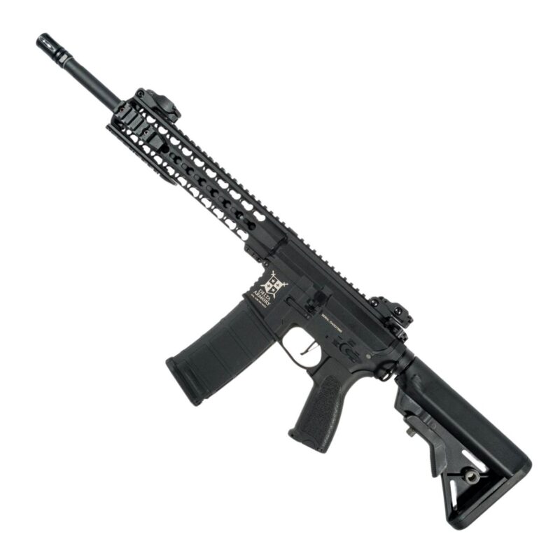 Delta Armory  M4 AR15 KeyMod 10" Charlie Siyah AEG Airsoft Tüfek / Pil Şarj Setli - Görsel 6