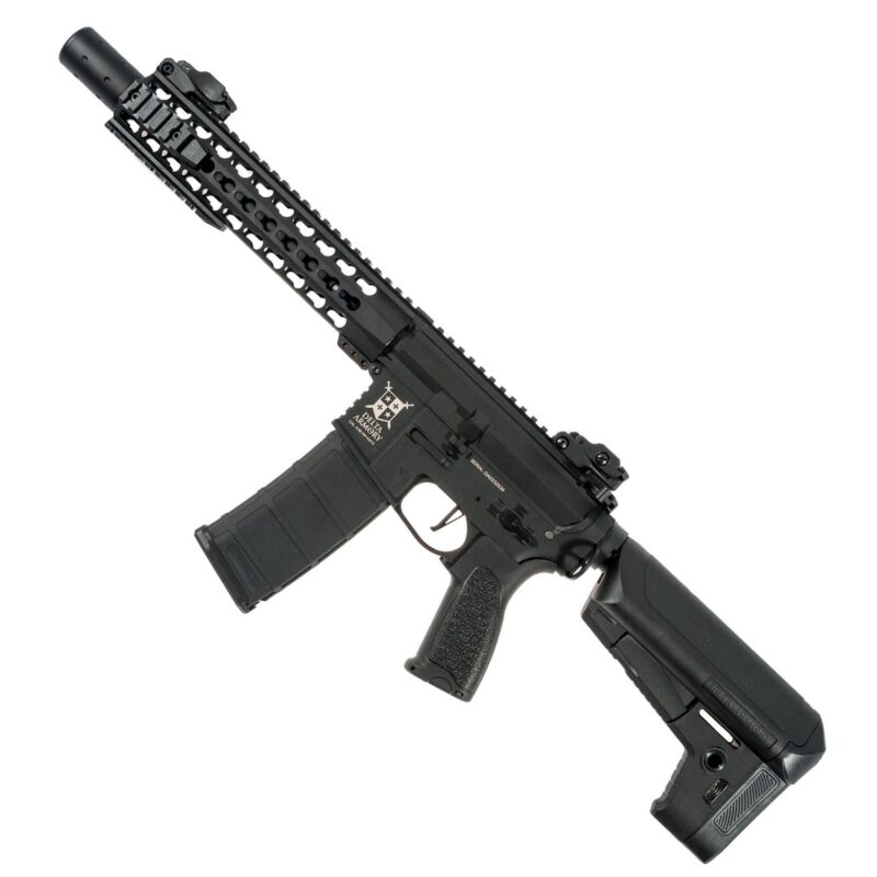Delta Armory  M4 AR15 KeyMod 10" PREDATOR Charlie Siyah AEG Airsoft Tüfek / Pil Şarj Setli - Görsel 4
