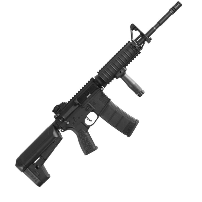 Delta Armory  M4 AR15 RIS Charlie Siyah AEG Airsoft Tüfek / Pil Şarj Setli - Görsel 4