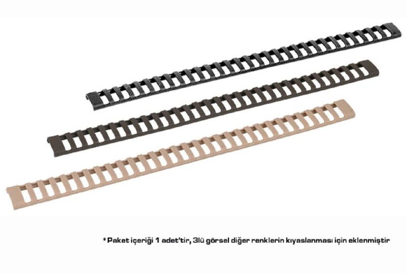 DLG Siyah Merdiven Pikatin Ray Koruma Kapağı Rail Cover - Görsel 3