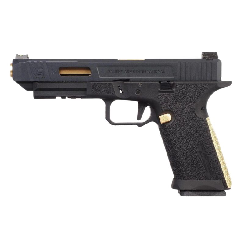 EMG Salient Arms International BLU Siyah & Gold GBB Airsoft Tabanca - Görsel 2
