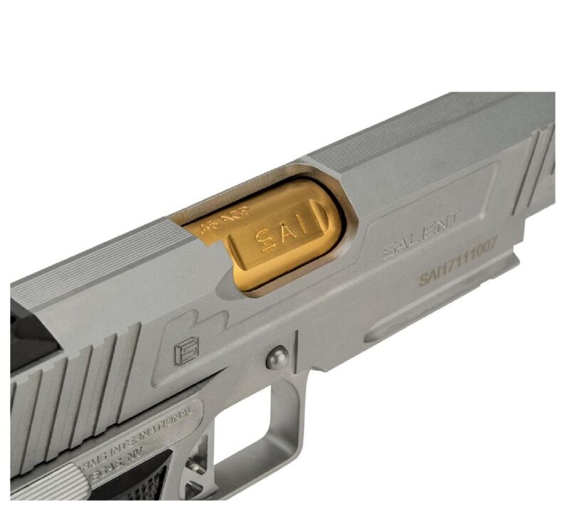 EMG Salient Arms International Lisanslı 2011 Hi-Capa DS 5.1" Gümüş GBB Airsoft Tabanca - Görsel 5