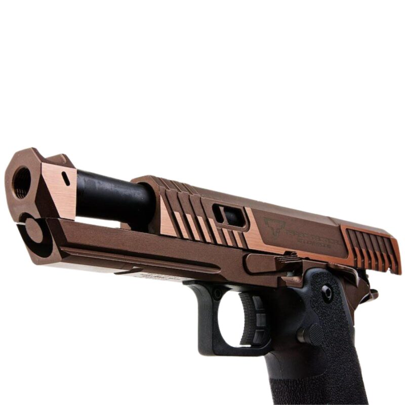 EMG Taran Tactical Innovations Lisanslı Sand Viper 2011 Hi-Capa John Wick 4 GBB Airsoft Tabanca - Görsel 4