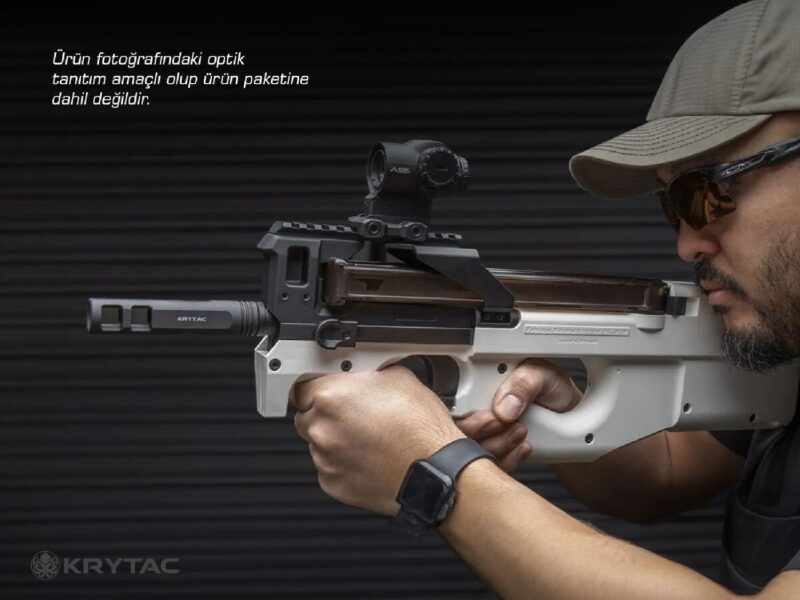 KRYTAC P90 SMG Custom EMG FN Alpine AEG Airsoft Tüfek - Görsel 7