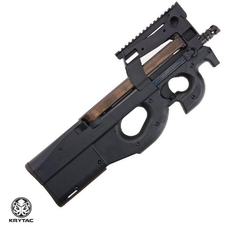 KRYTAC P90 SMG EMG FN Siyah AEG Airsoft Tüfek - Görsel 2