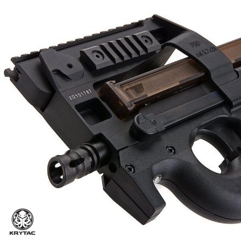 KRYTAC P90 SMG EMG FN Siyah AEG Airsoft Tüfek - Görsel 4
