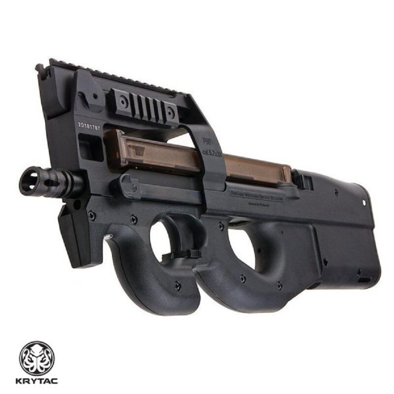 KRYTAC P90 SMG EMG FN Siyah AEG Airsoft Tüfek - Görsel 5