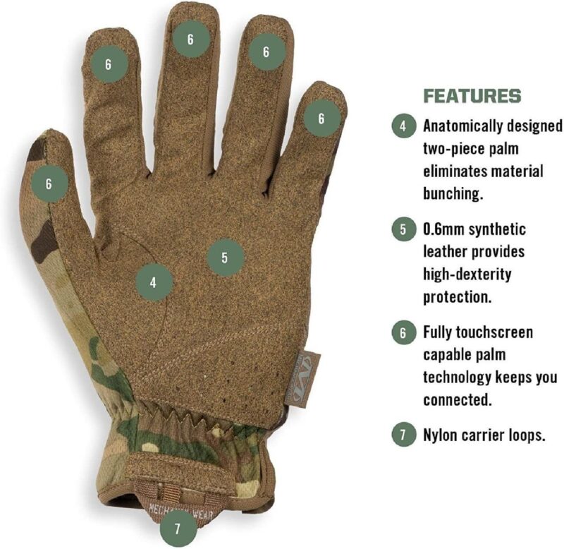 Mechanix Wear FastFit Touchscreen Multicam Taktik Eldiven - Görsel 5