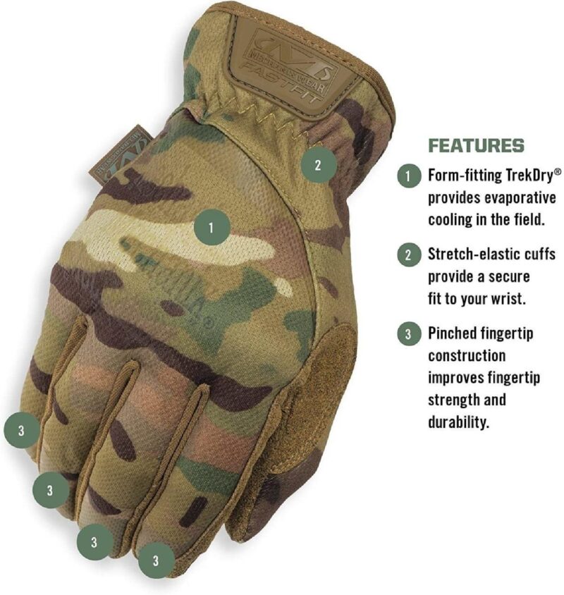 Mechanix Wear FastFit Touchscreen Multicam Taktik Eldiven - Görsel 6