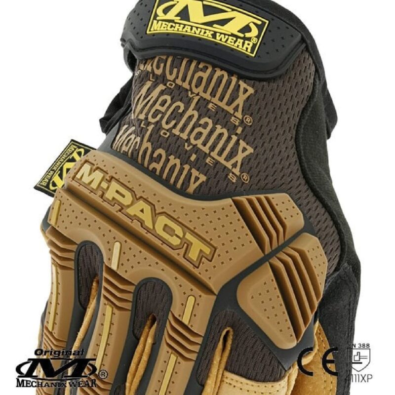 Mechanix Wear M-Pact® Durahide Leather Siyah & Kahve Taktik Eldiven - Görsel 2