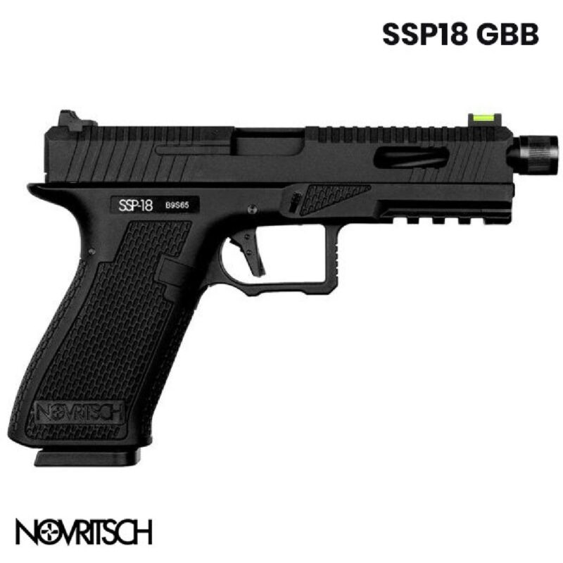 Novritsch SSP18 Siyah GBB Airsoft Tabanca