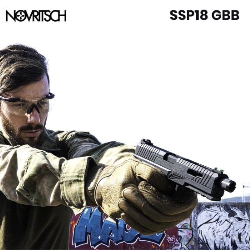 Novritsch SSP18 Siyah GBB Airsoft Tabanca - Görsel 6