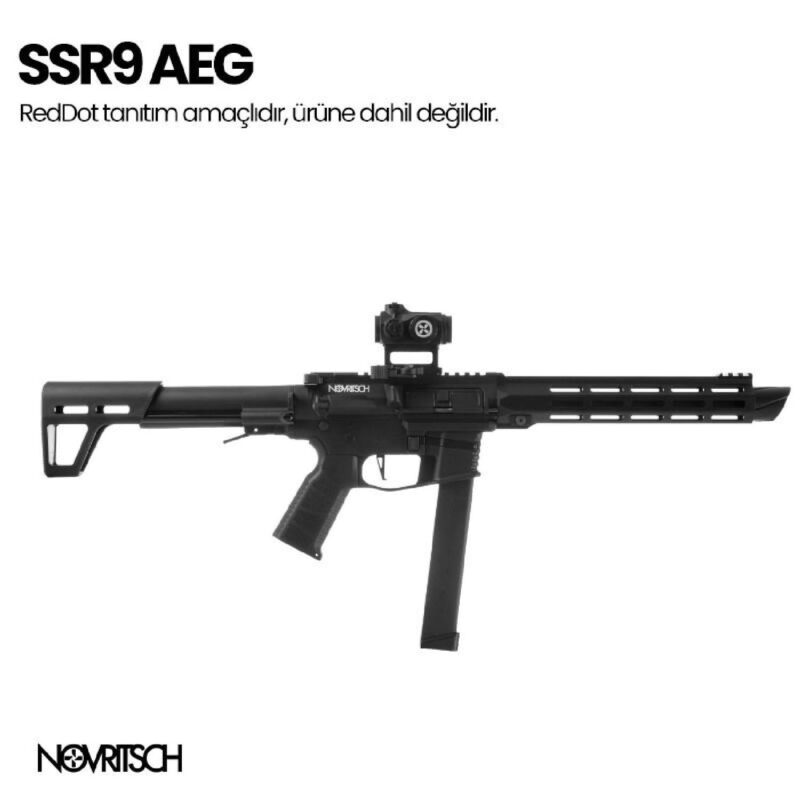 Novritsch SSR9 Black AEG Airsoft Tüfek - Görsel 3