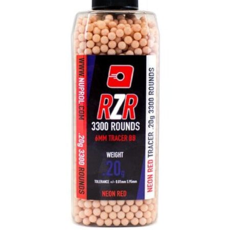 Nuprol RZR 0.20g Red Airsoft Tracer BB 3300adet