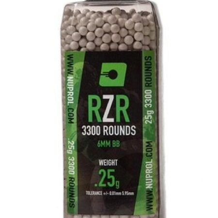 Nuprol RZR 0.25g Airsoft BB 3300adet 1KG
