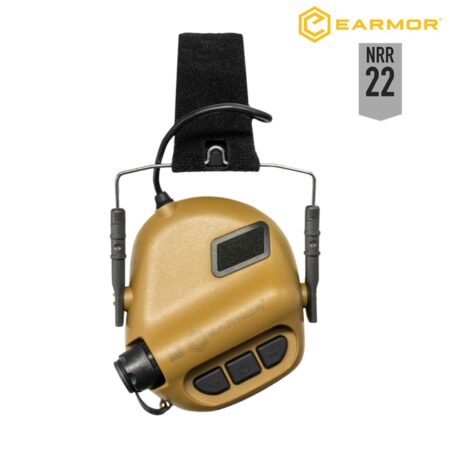 OPSMEN EARMOR M31 MOD3 (Cayote Brown) Kahverengi Elektronik Atış Kulaklığı