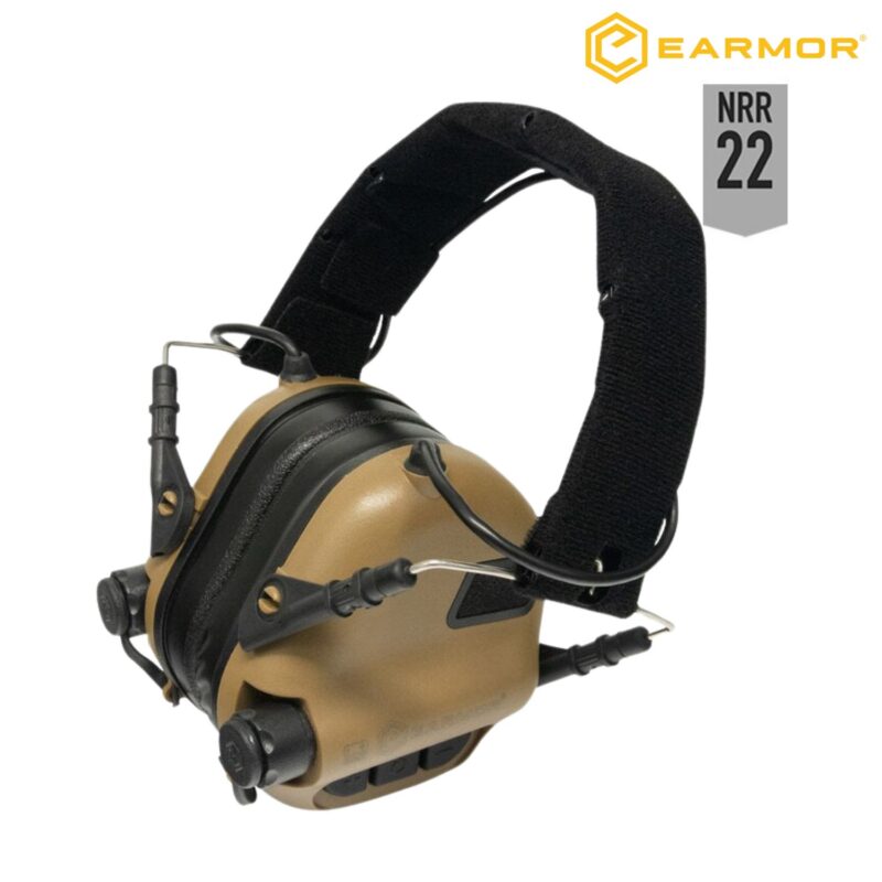 OPSMEN EARMOR M31 MOD3 (Cayote Brown) Kahverengi Elektronik Atış Kulaklığı - Görsel 2